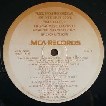 LP Various: Blue Collar (Music From The Original Motion Picture Score)
