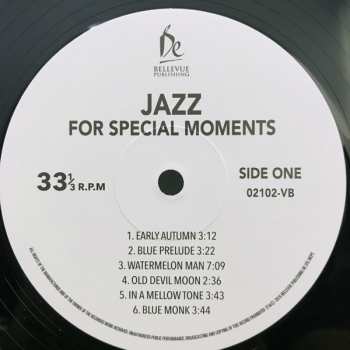 LP Various: Jazz For Special Moments