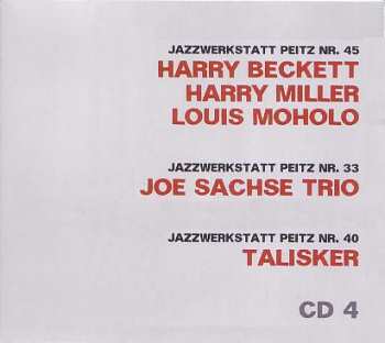 4CD/Set di cofanetti Various: Jazzwerkstatt Peitz 50