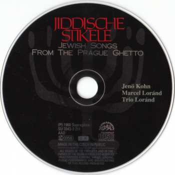 CD Various: Jiddische Stikele (Jewish Songs From The Prague Ghetto)
