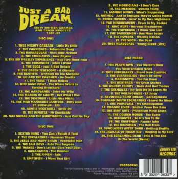 3CD/Set di cofanetti Various: Just A Bad Dream: Sixty British Garage And Trash Nuggets 1981-89