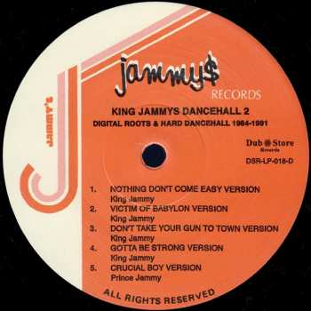 2LP Various: King Jammys Dancehall 2: Digital Roots & Hard Dancehall 1984-1991 