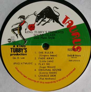 LP Various: King Tubbys Presents Soundclash Dubplate Style