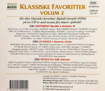 3CD/Set di cofanetti Various: Klassiske Favoritter Volum 2