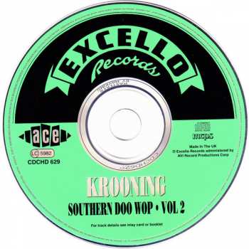 CD Various: Krooning: Southern Doo Wop Volume 2