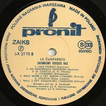LP Various: La Cumparsita - Zatańczmy Jeszcze Raz