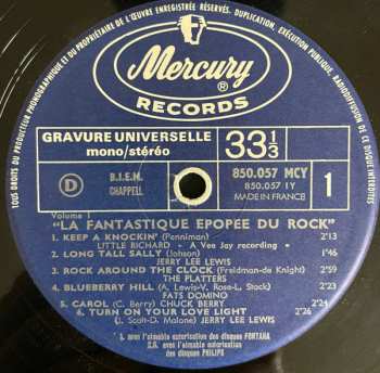 LP Various: La Fantastique Epopée Du Rock Vol. 1