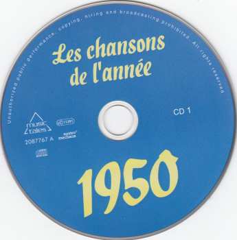 2CD Various: Les Chansons De L'Année 1950