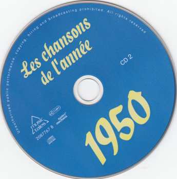 2CD Various: Les Chansons De L'Année 1950