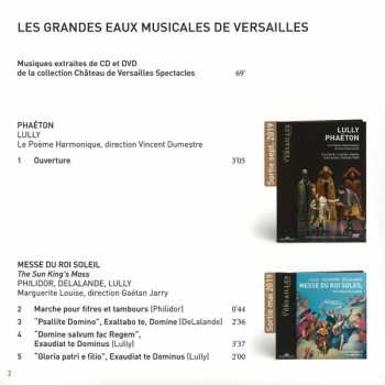 CD Various: Les Grandes Eaux De Versailles (Musiques Des Fêtes Royales)