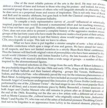 2CD Various: Lords Of Chaos - The History Of Occult Music