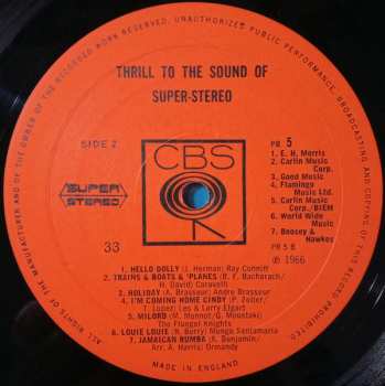 LP Various: Thrill To The Sensational Sound Of Super Stereo