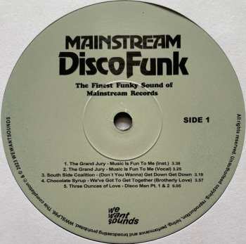 LP Various: Mainstream Disco Funk (The Finest Funky Sound Of Mainstream Records New York 1974-1976)