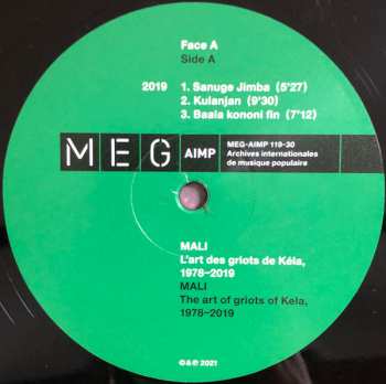 LP Various: Mali, The Art Of Griots Of Kela, 1978-2019