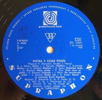 LP Various: Matka V České Poezii