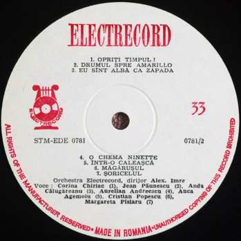 LP Various: Meridiane Melodii 1