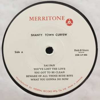 2LP Various: Merritone Rock Steady 1: Shanty Town Curfew 1966-1967
