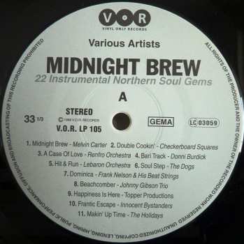 LP Various: Midnight Brew (22 Instrumental Northern Soul Gems)