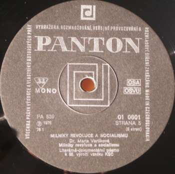 4LP/Set di cofanetti Various: Míl'niky Revolúcie A Socializmu 1921 - 1976