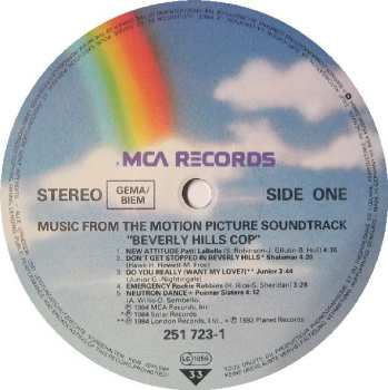 LP Various: Beverly Hills Cop (Music From The Motion Picture Soundtrack)