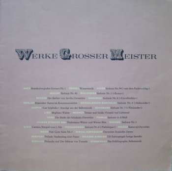12LP/Set di cofanetti Various: Werke Großer Meister LTD