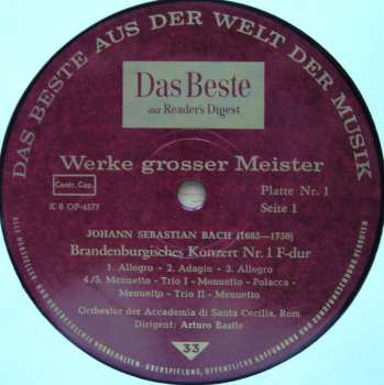 12LP/Set di cofanetti Various: Werke Großer Meister LTD