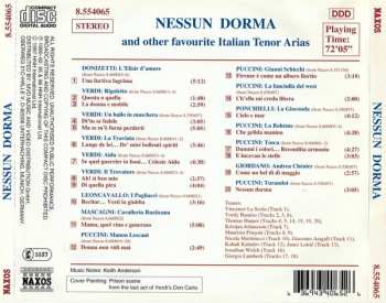 CD Various: Nessun Dorma And Other Favourite Italian Tenor Arias
