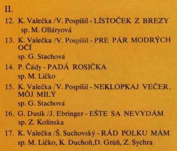 LP Various: Nestarnúce Melódie