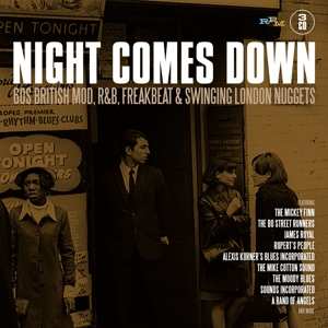 3CD/Set di cofanetti Various: Night Comes Down: 60s British Mod, R&B, Freakbeat & Swinging London Nuggets