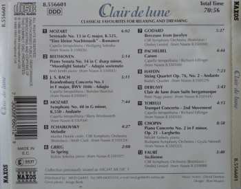 CD Various: Clair de Lune - Classical Favourites For Relaxing And Dreaming