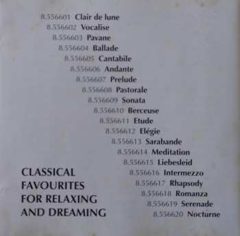 CD Various: Clair de Lune - Classical Favourites For Relaxing And Dreaming