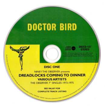 2CD Various: Niney The Observer Presents Dreadlocks Coming To Dinner