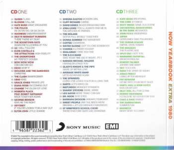 3CD Various: Now Yearbook Extra '80 (66 More Essential Hits From 1980)