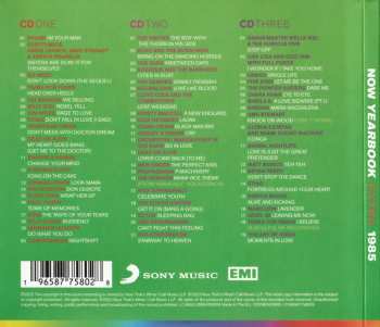 3CD Various: Now Yearbook Extra '85 (60 More Essential Hits From 1985) LTD