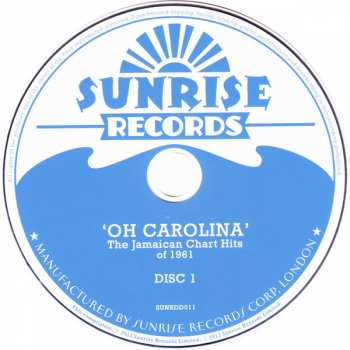 2CD Various: Oh Carolina!: The Jamaican Chart Hits of 1961