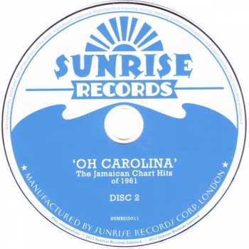 2CD Various: Oh Carolina!: The Jamaican Chart Hits of 1961