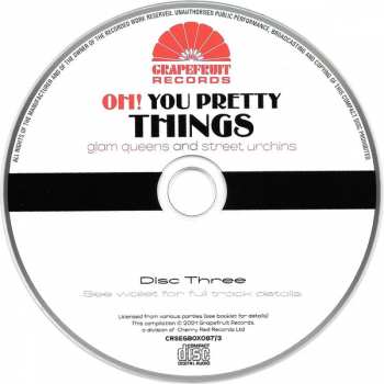 3CD/Set di cofanetti Various: Oh! You Pretty Things (Glam Queens And Street Urchins 1970-76)