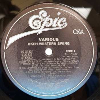 2LP Various: Okeh Western Swing