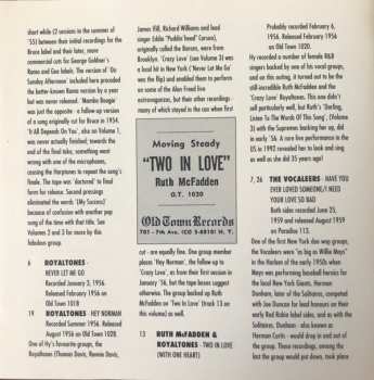 CD Various: Old Town Doo Wop Volume One