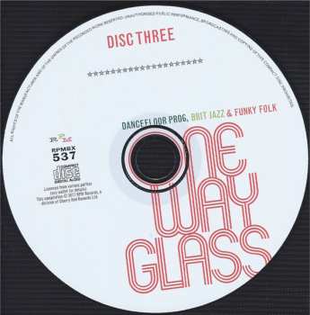 3CD/Set di cofanetti Various: One Way Glass (Dancefloor Prog, Brit Jazz & Funky Folk 1968-1975)