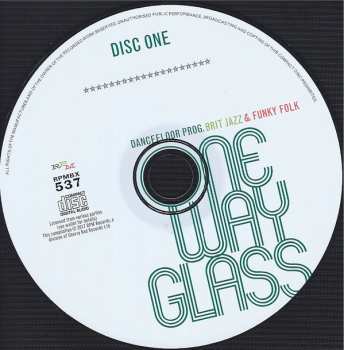 3CD/Set di cofanetti Various: One Way Glass (Dancefloor Prog, Brit Jazz & Funky Folk 1968-1975)