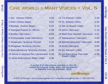 CD Various: One World, Many Voices Vol.6
