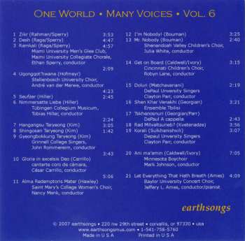 CD Various: One World, Many Voices Vol.6