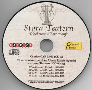 3CD Various: Operans Motiga Väg Till Storan - Göteborgs Lyriska Teater 100 År