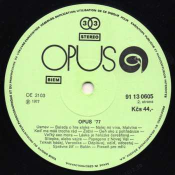 LP Various: Opus '77