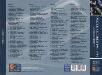 4CD Various: Oriole Records 1961-1962