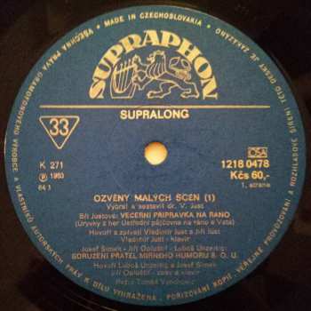 LP Various: Ozvěny Malých Scén (1.)