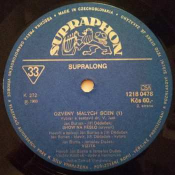 LP Various: Ozvěny Malých Scén (1.)