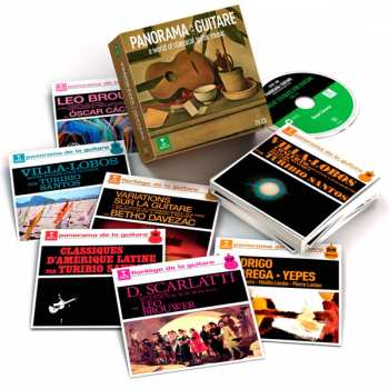 25CD/Set di cofanetti Various: Panorama De La Guitare (A World Of Classical Guitar Music)