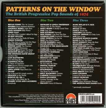 3CD/Set di cofanetti Various: Patterns On The Window (The British Progressive Pop Sounds Of 1974)